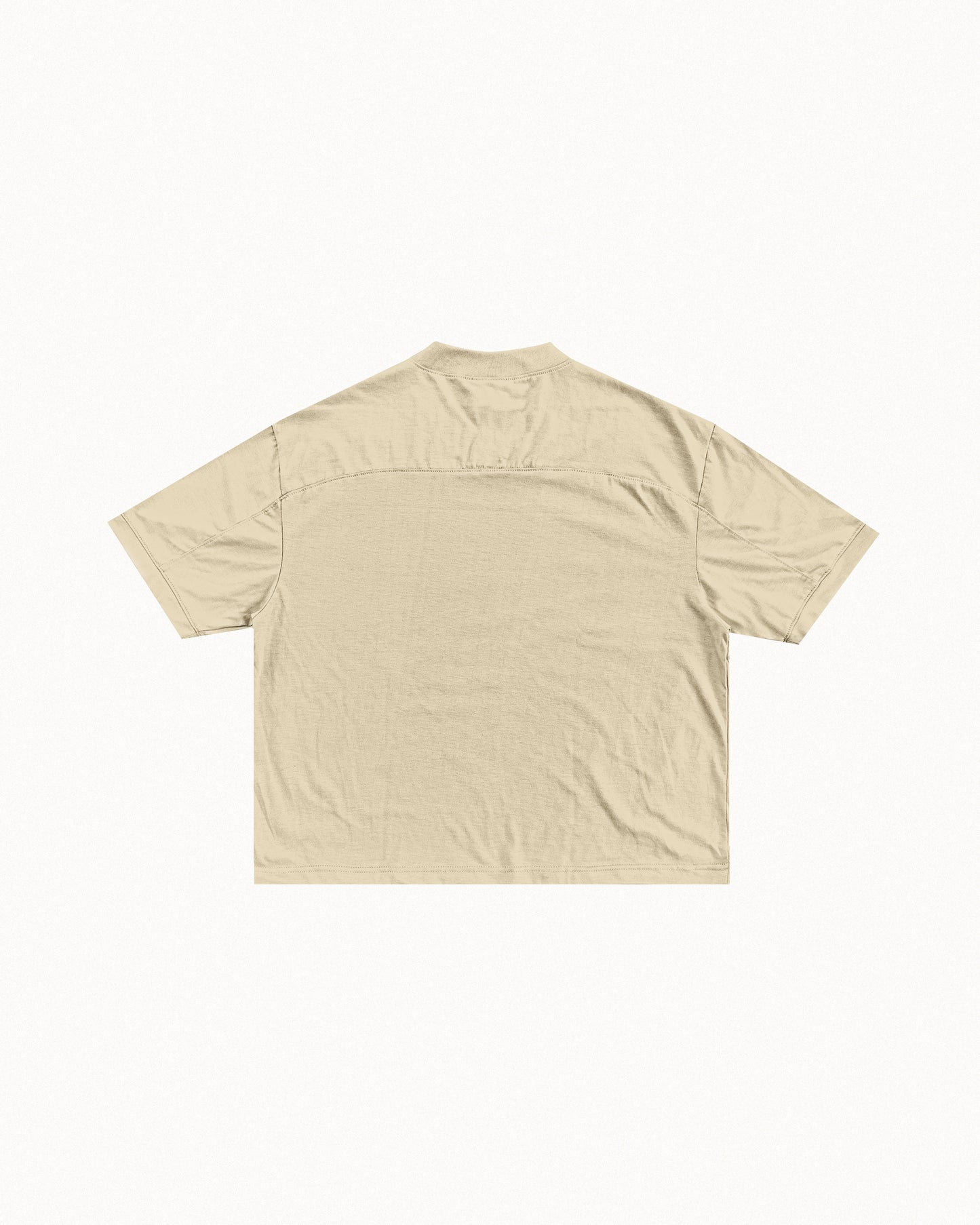 Essential Cropped Football Oversized Cotton Tees