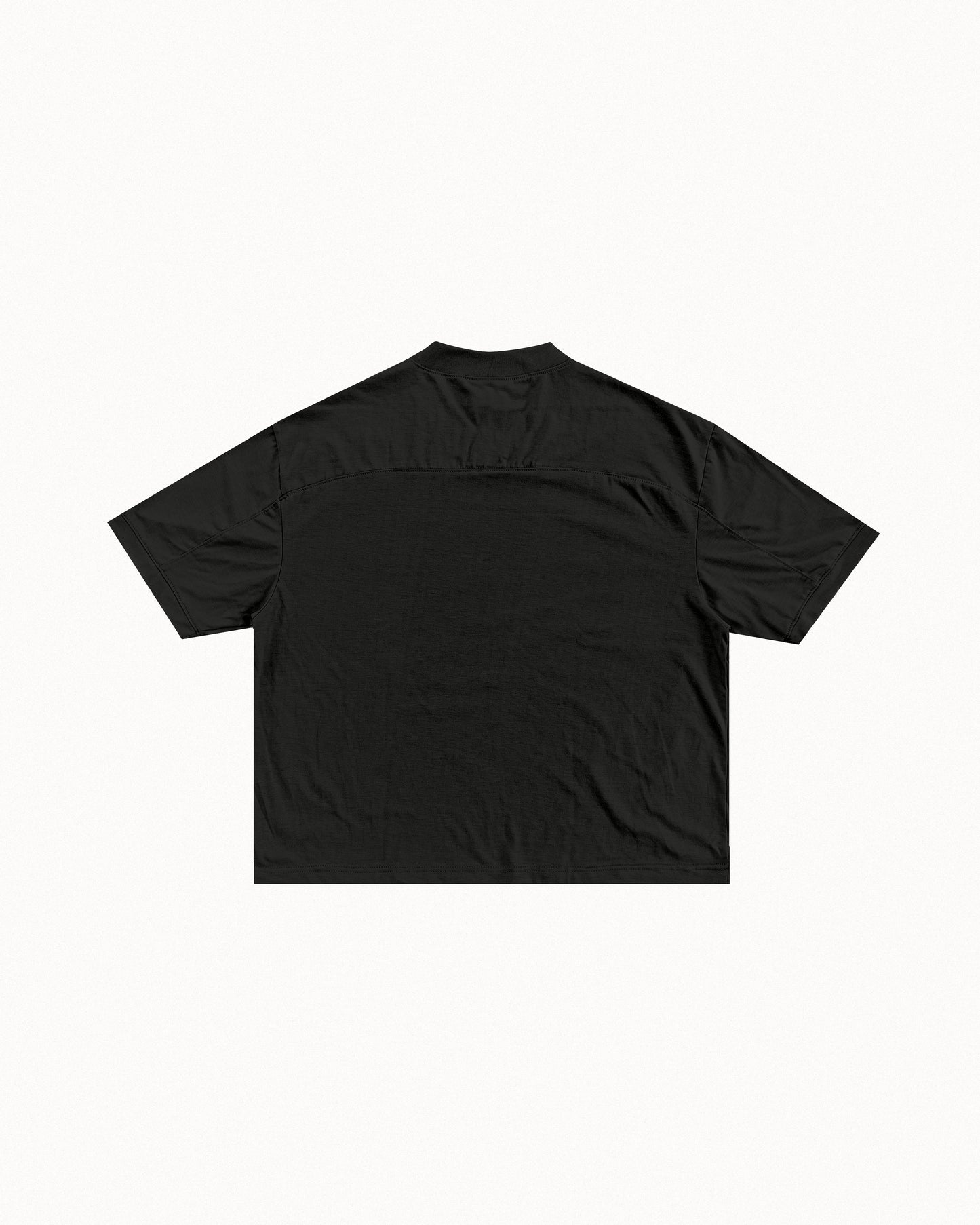 Essential Cropped Football Oversized Cotton Tees