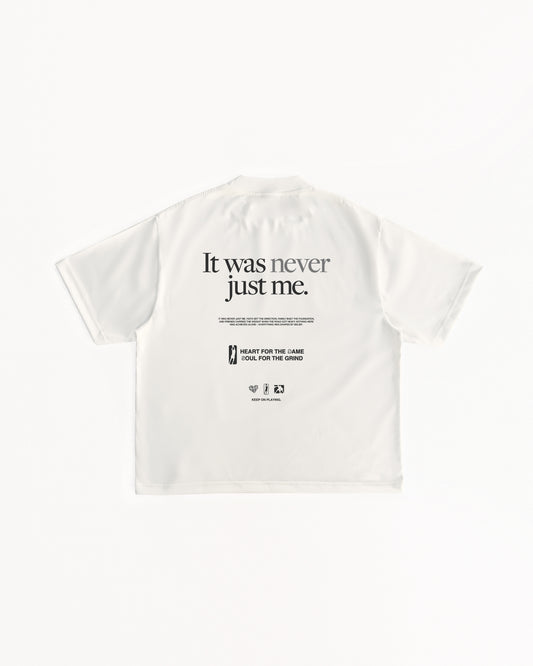 "Guided" Manifesto Off-White Statement Tee