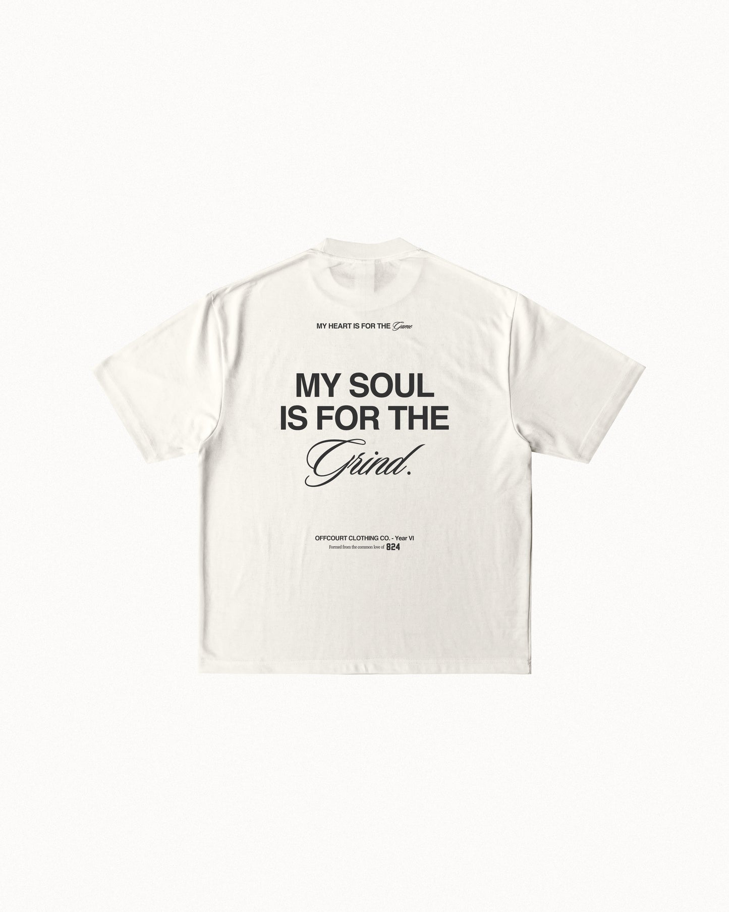 Year VI "Determination" Off-white Graphic Tee