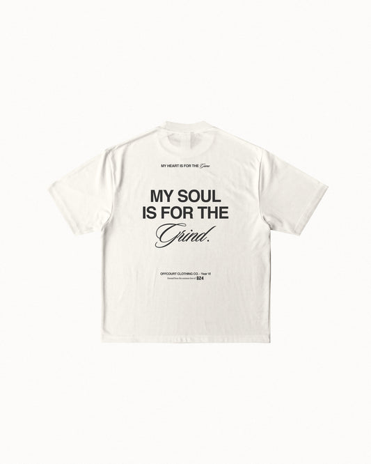 Year VI "Determination" Off-white Graphic Tee
