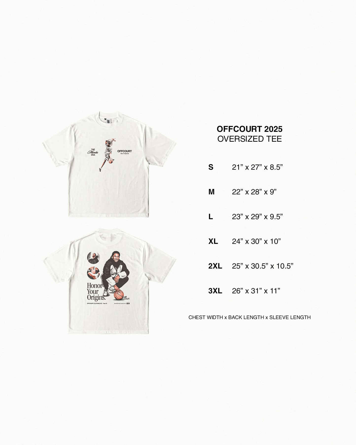 Year VI "Origins" Off-White Graphic Tee