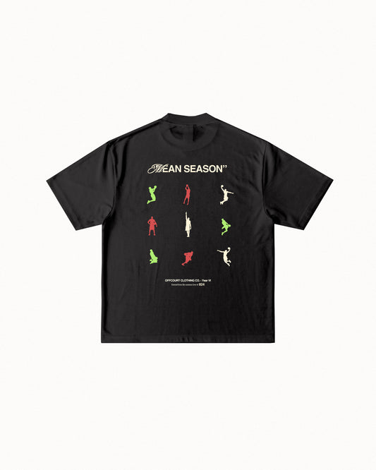 "Mean Season 824" Kobe Black Graphic Tee