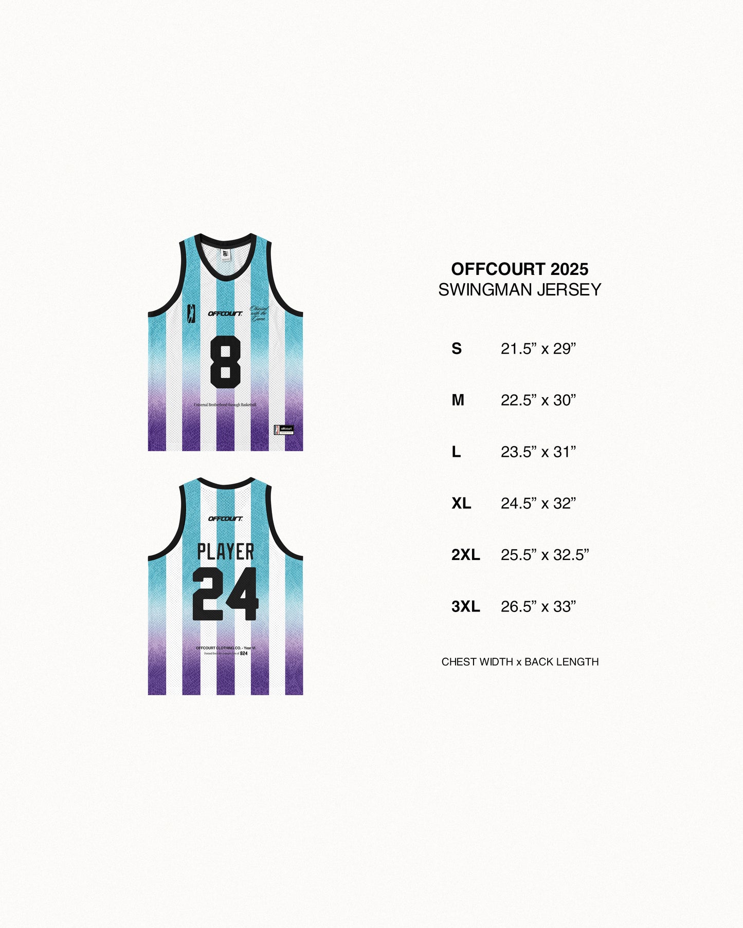 Year VI "Nexus 824" Premium Swingman Mesh Jersey