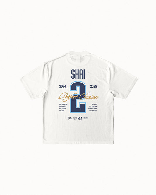 "Perfect Season" Shai Off-White Graphic Tee