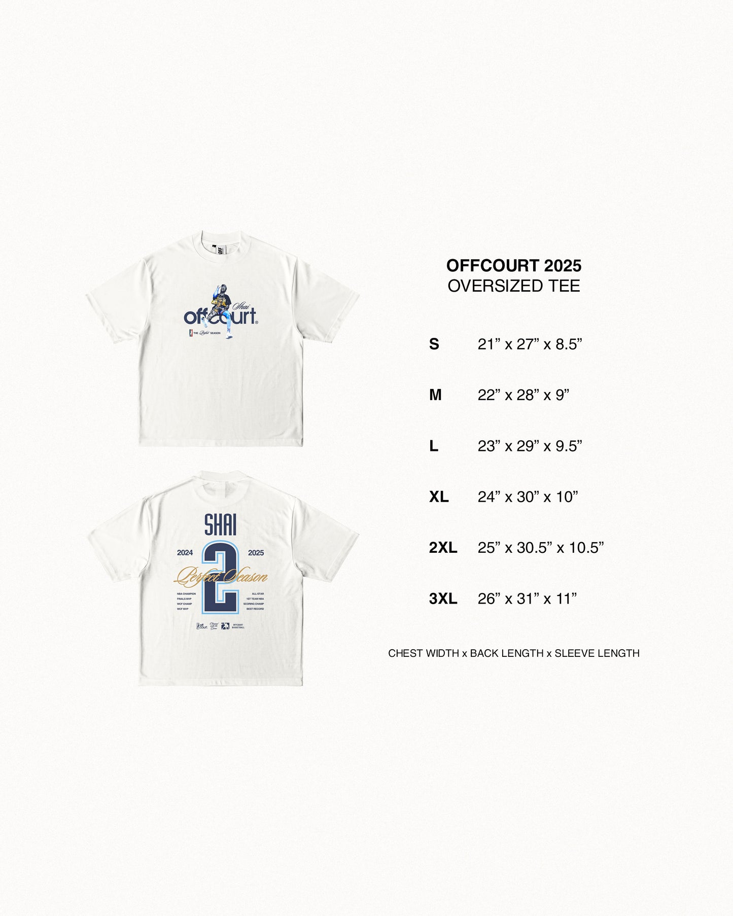 "Perfect Season" Shai Off-White Graphic Tee