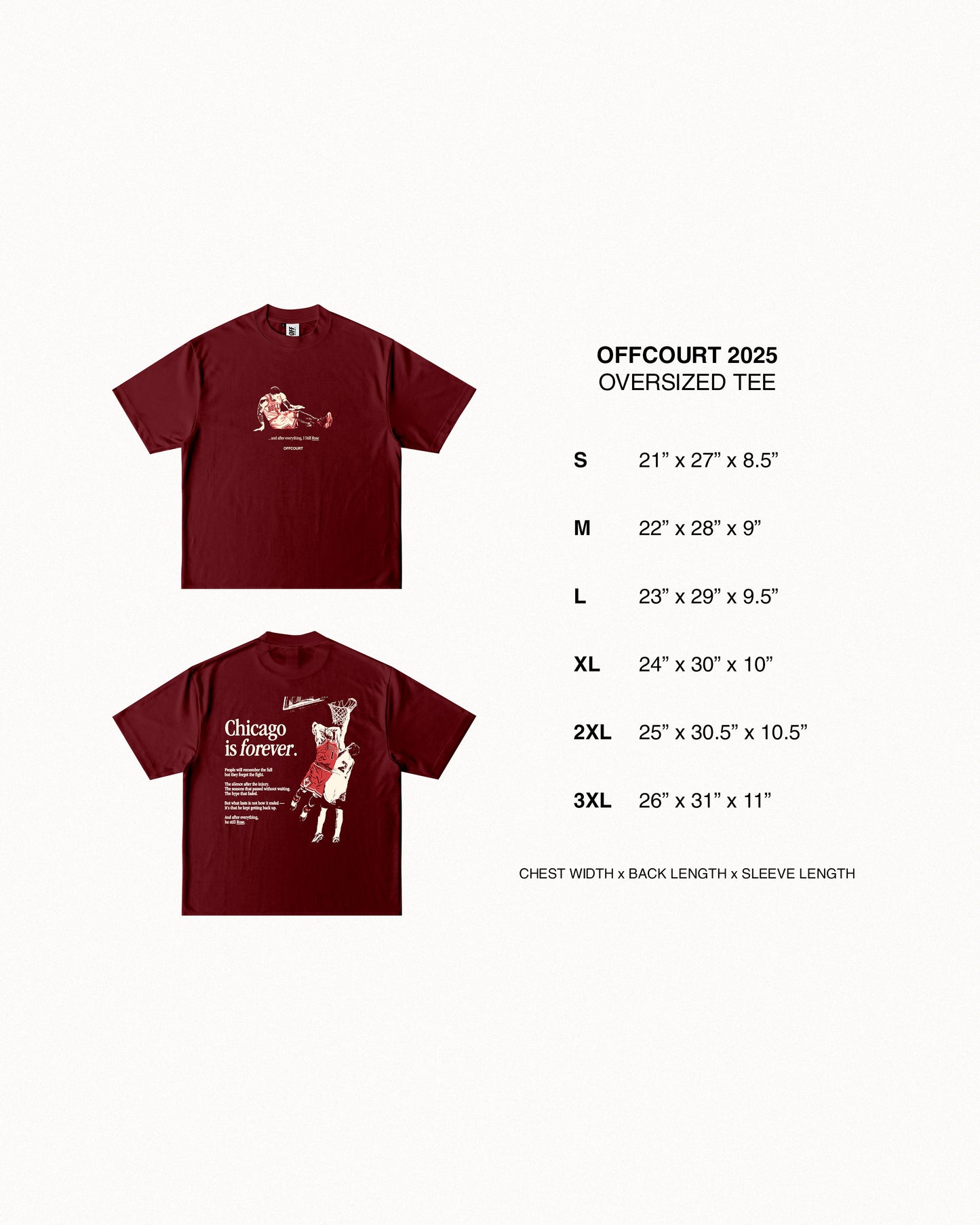 "Still Rose" Wine Red Graphic Tee