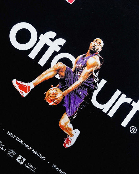 "Eastbay" Black Boxy Tee