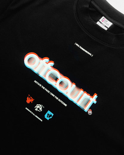 "All-Star 3D" Black Boxy Graphic Tee