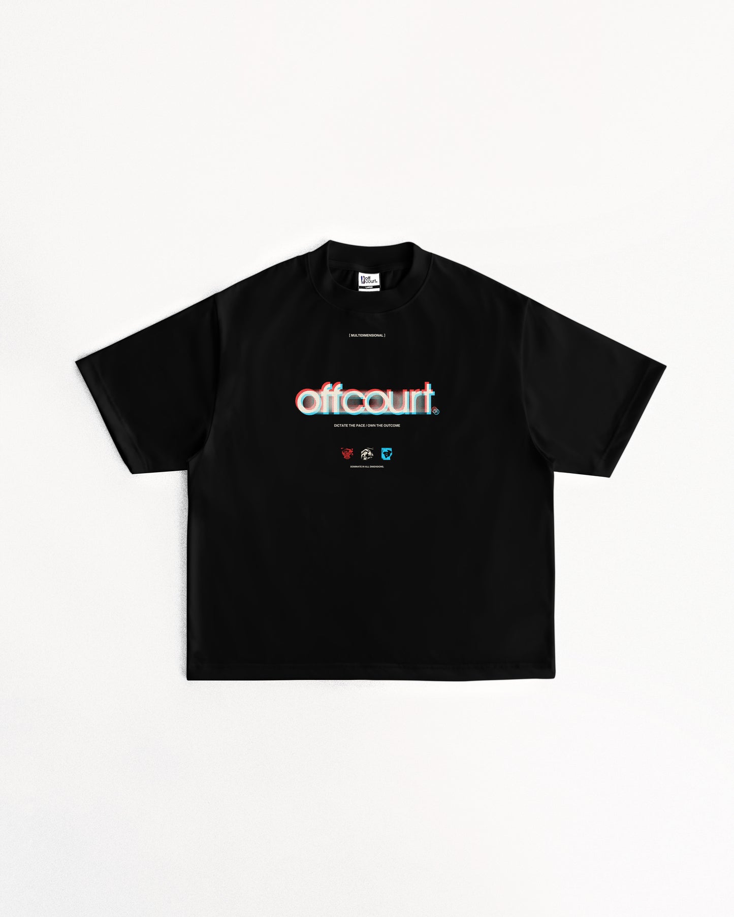 "All-Star 3D" Black Boxy Graphic Tee