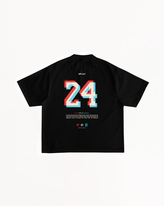 "All-Star 3D" Black Boxy Graphic Tee