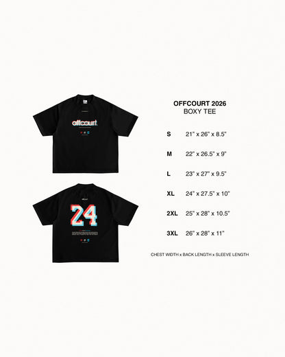 "All-Star 3D" Black Boxy Graphic Tee