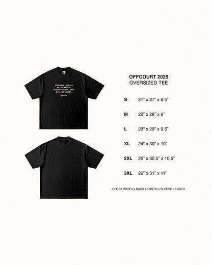 "Contractor" Oversized Graphic Tee