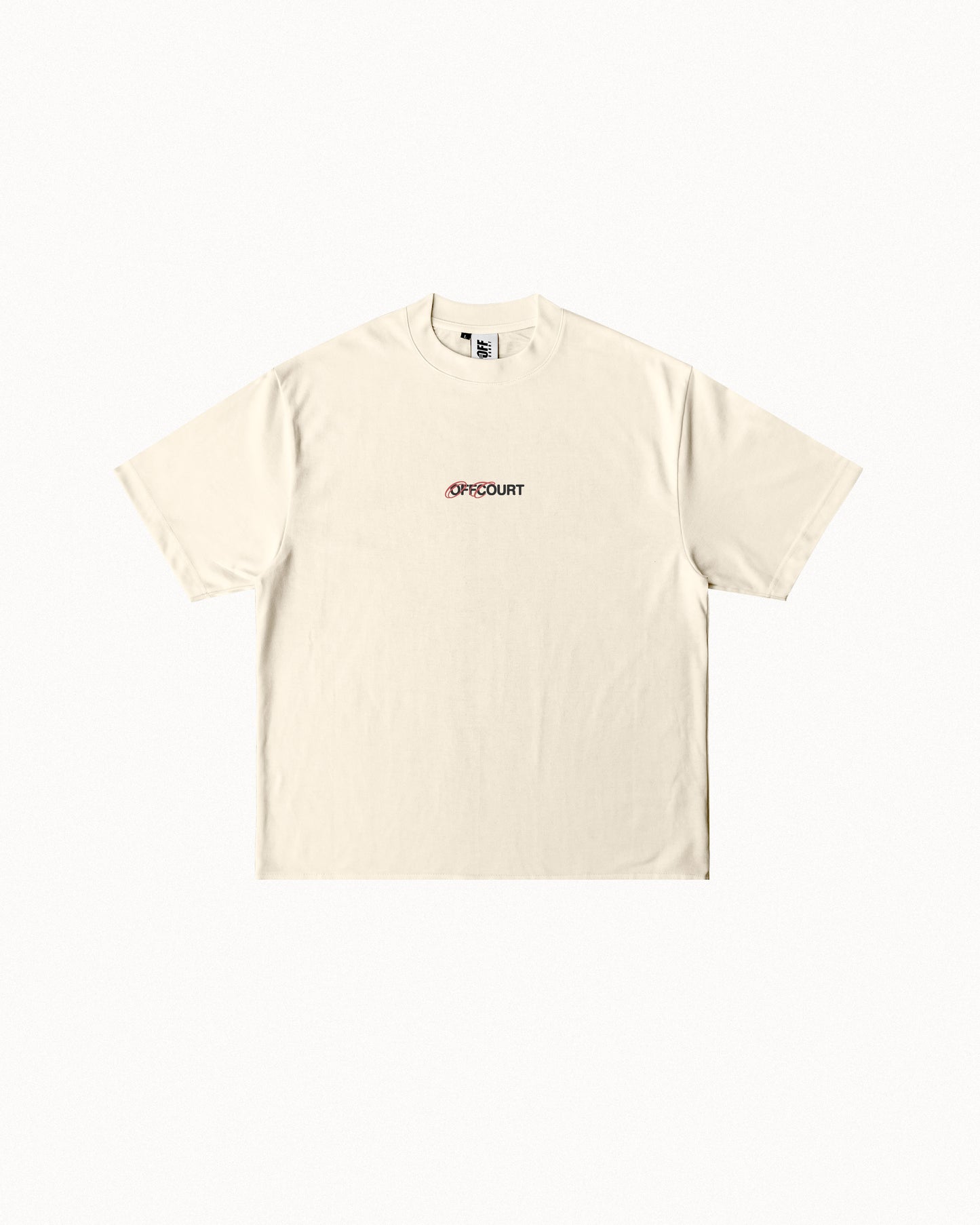 "3Peat '98" Cream Oversized Graphic Tee