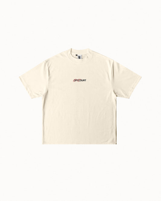 "3Peat '98" Cream Oversized Graphic Tee