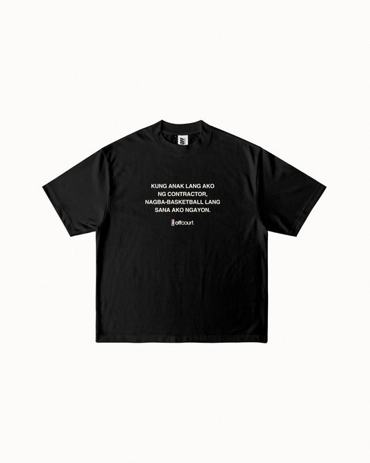 "Contractor" Oversized Graphic Tee