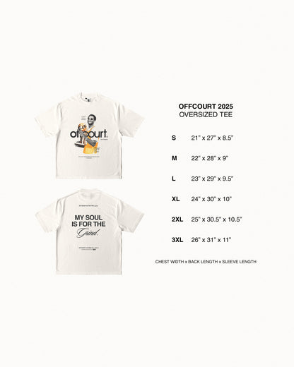 Year VI "Determination" Off-white Graphic Tee