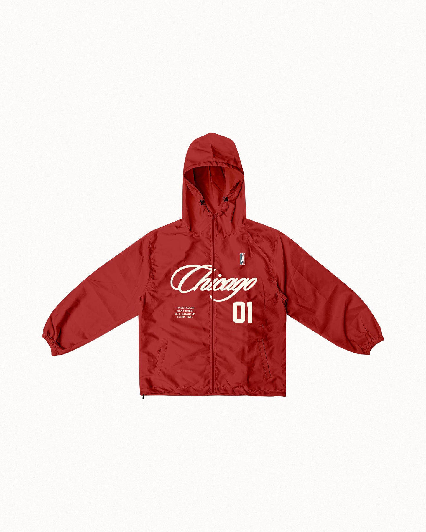 "Rose is Forever" Heavy Windbreaker Jacket