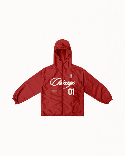 "Rose is Forever" Heavy Windbreaker Jacket