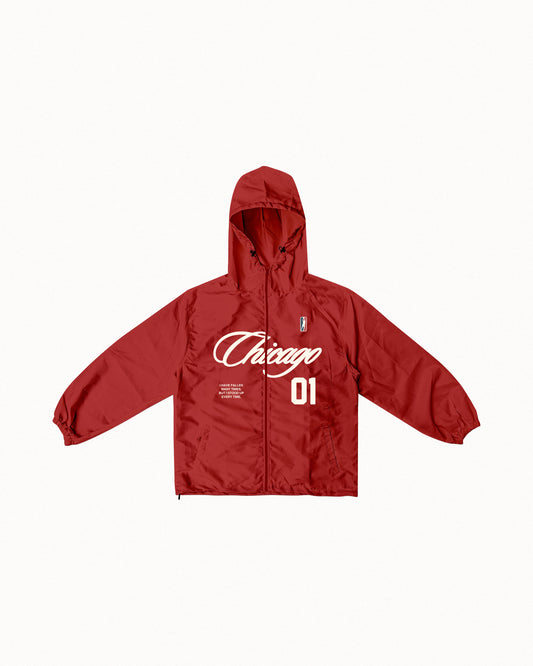 "Rose is Forever" Heavy Windbreaker Jacket