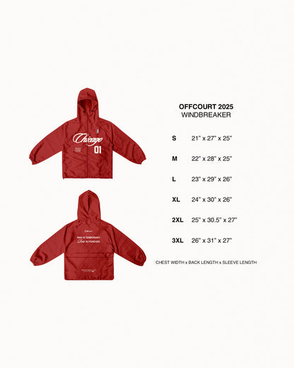 "Rose is Forever" Heavy Windbreaker Jacket