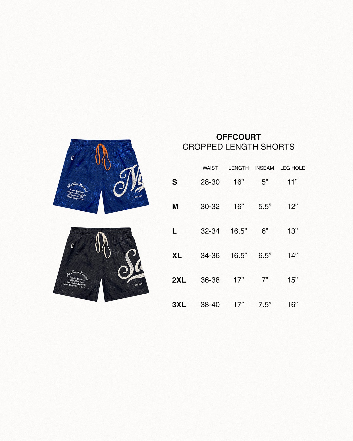"2026 Finals" NYK vs SAS Acid Mesh Shorts