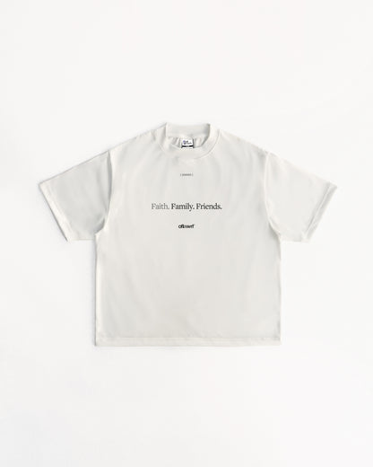 "Guided" Manifesto Off-White Statement Tee
