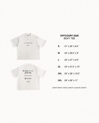 "Guided" Manifesto Off-White Statement Tee