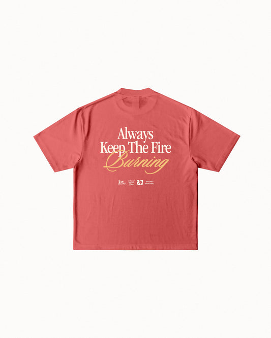 Kobe "Burning Passion" Old Rose Graphic Tee