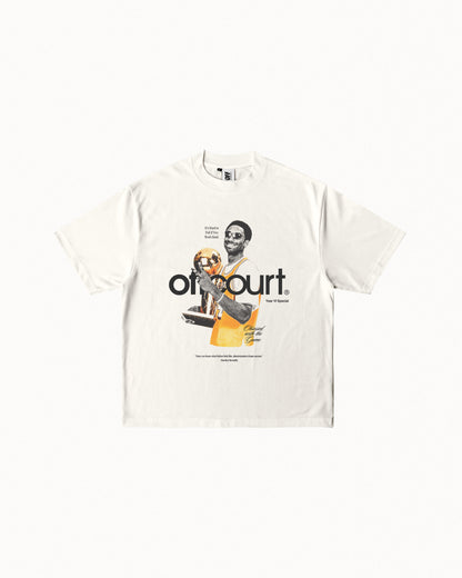 Year VI "Determination" Off-white Graphic Tee