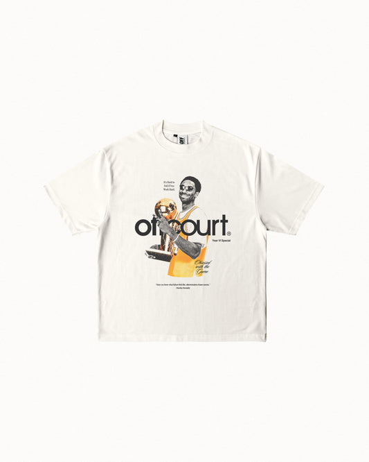 Year VI "Determination" Off-white Graphic Tee