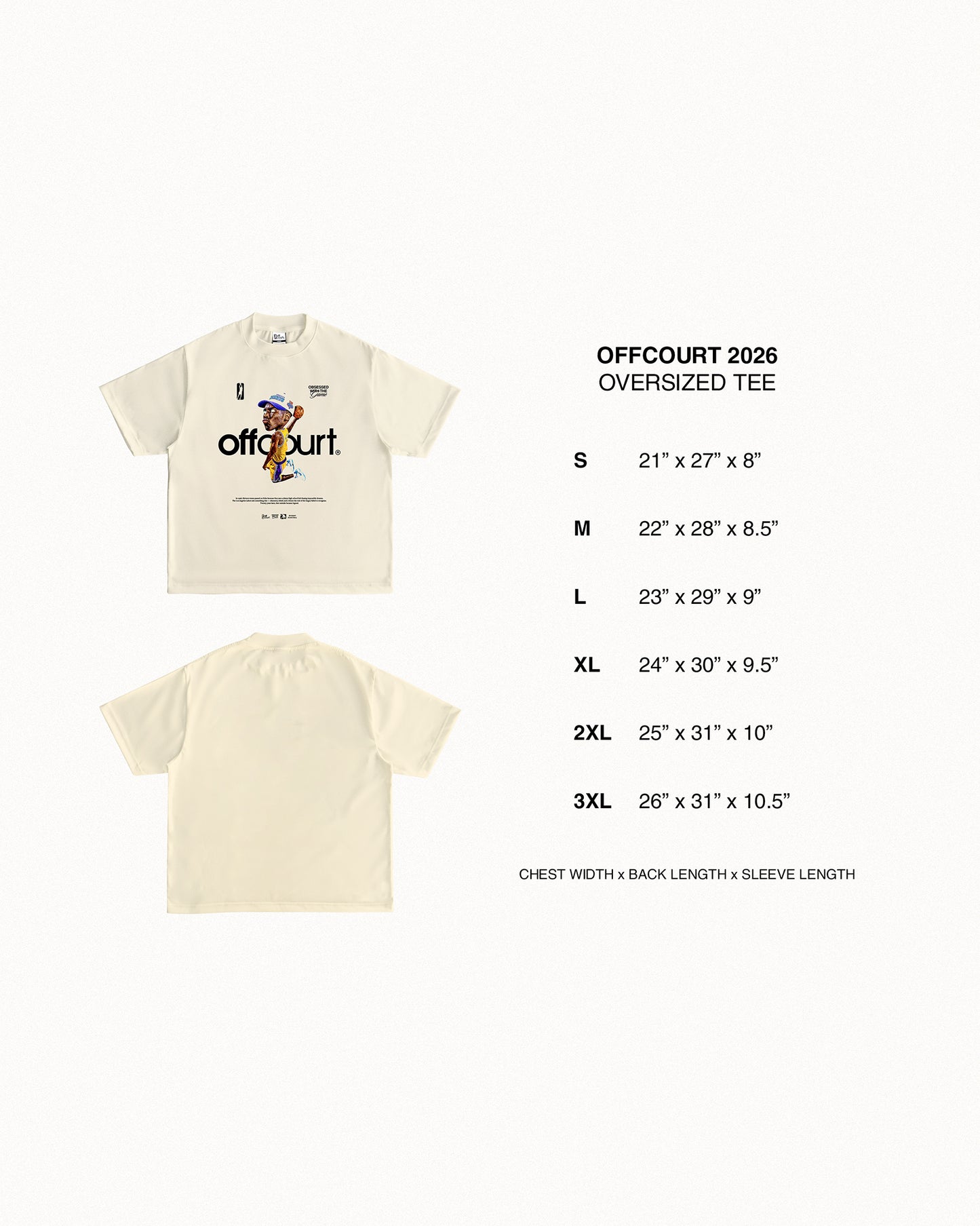 "Draft Day" Kobe Cream Graphic Tee