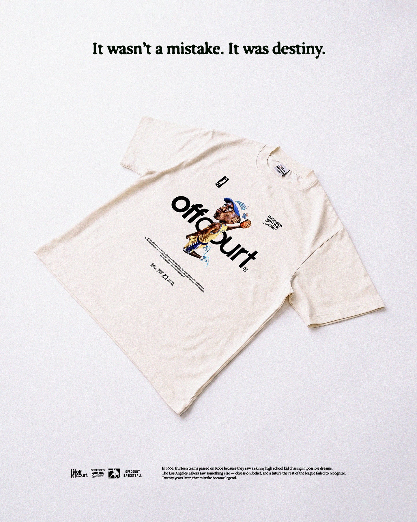 "Draft Day" Kobe Cream Graphic Tee