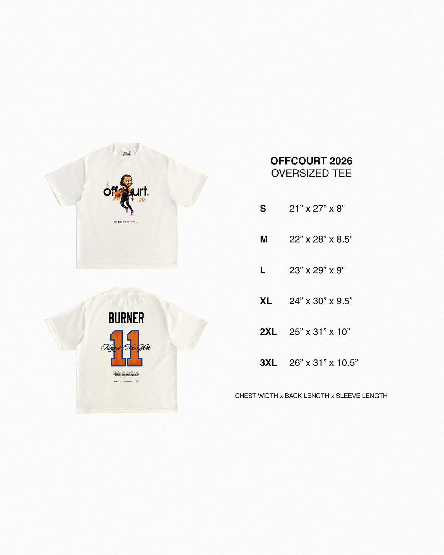 "King of New York" Brunson Playoffs Graphic Tee
