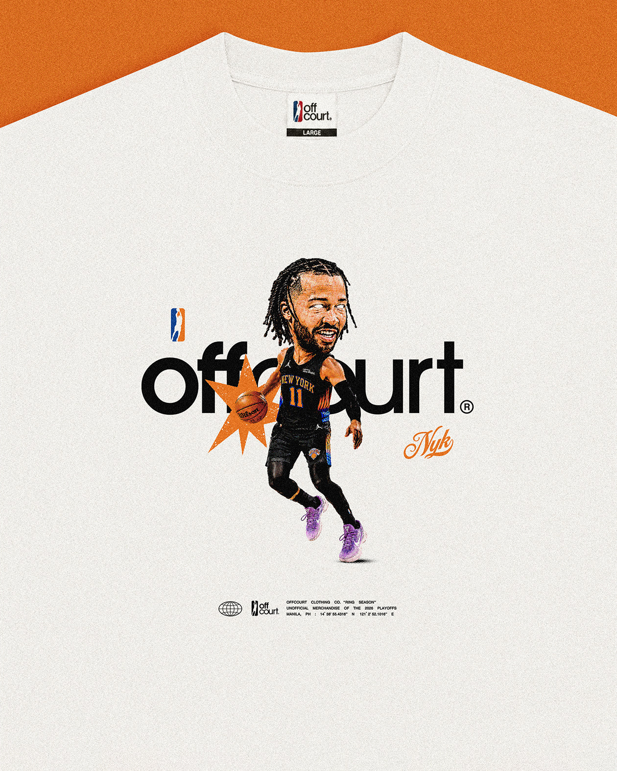 "King of New York" Brunson Playoffs Graphic Tee