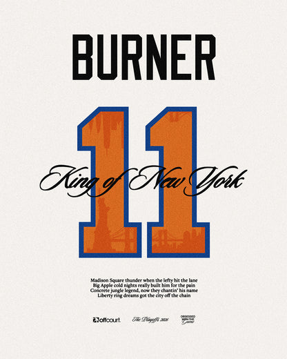"King of New York" Brunson Playoffs Graphic Tee