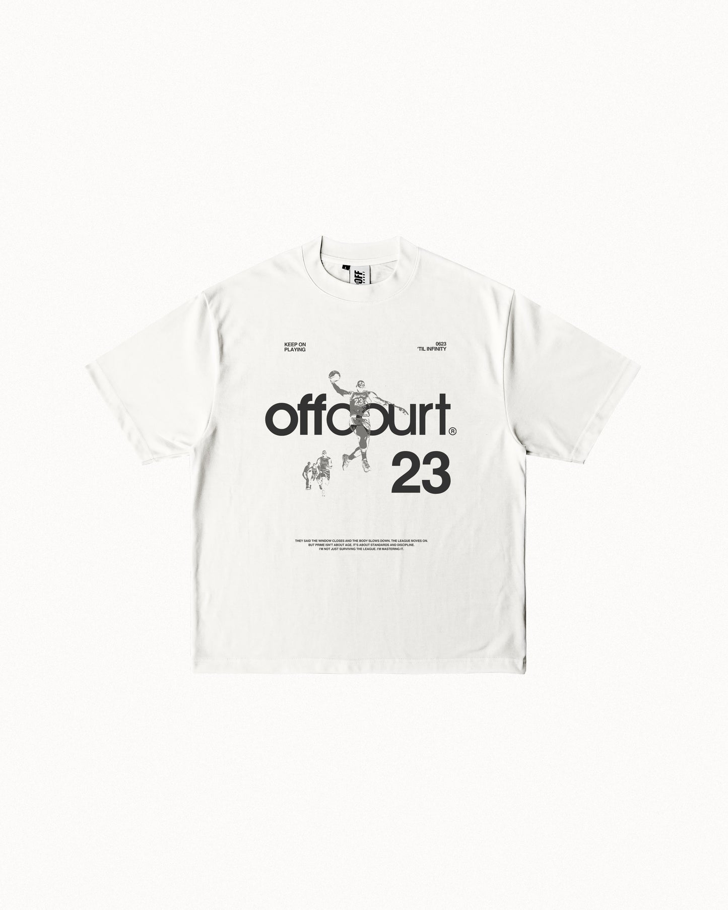 "Master of the Game" Off-white Graphic Tee