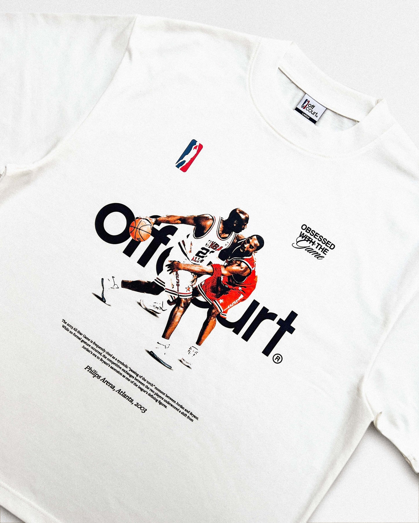 "Legacy Series" Off-white Boxy Tee