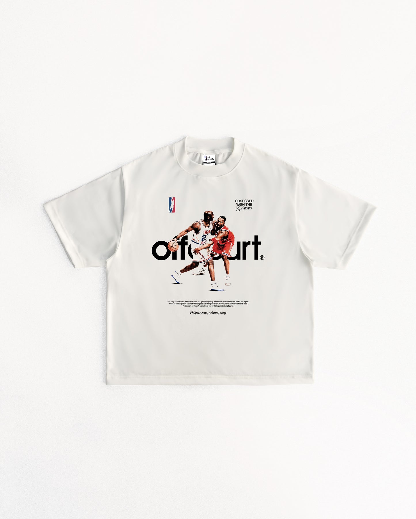 "Legacy Series" Off-white Boxy Tee