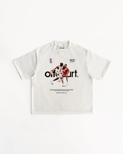 "Legacy Series" Off-white Boxy Tee