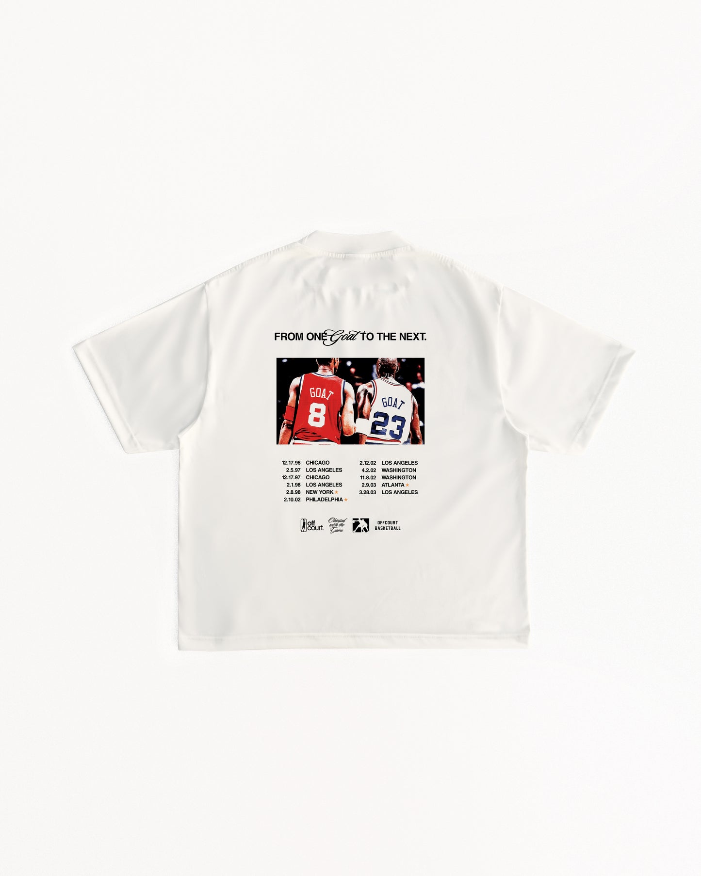 "Legacy Series" Off-white Boxy Tee
