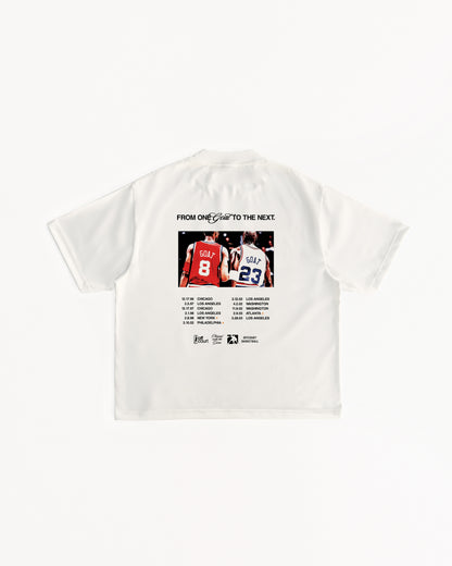 "Legacy Series" Off-white Boxy Tee