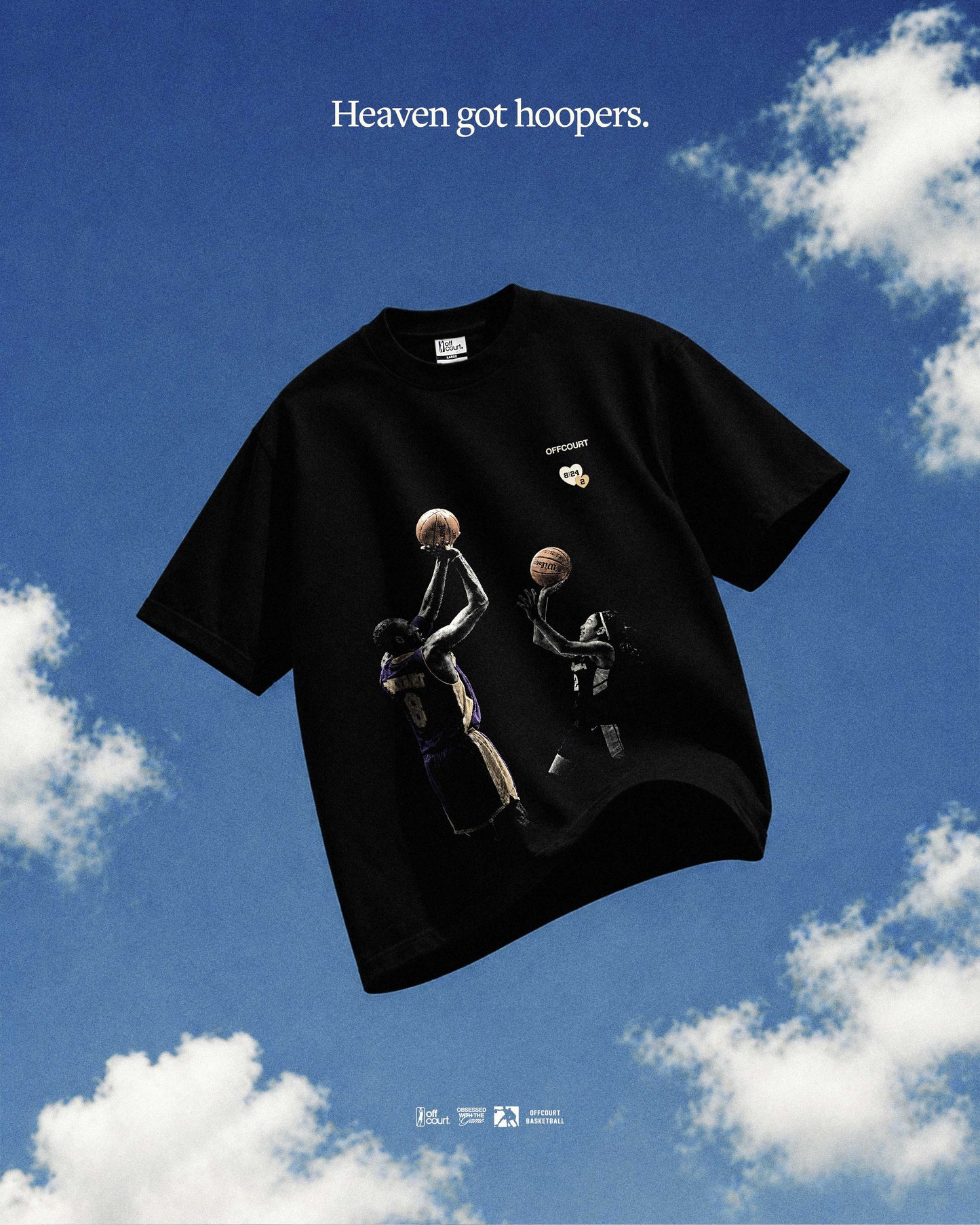"Heaven Got Hoopers" Mambacita 2026 Graphic Tee