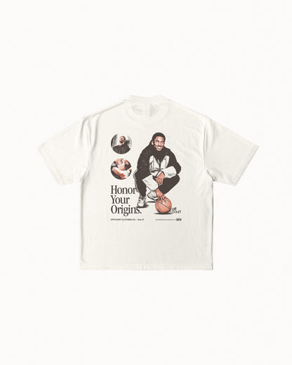 Year VI "Origins" Off-White Graphic Tee