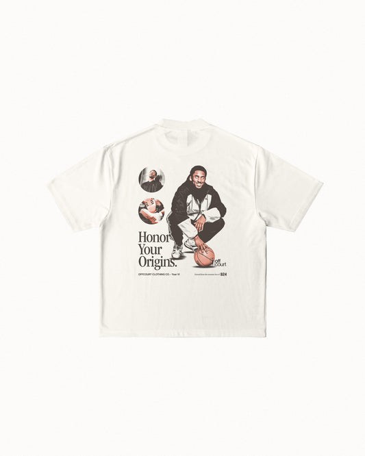 Year VI "Origins" Off-White Graphic Tee