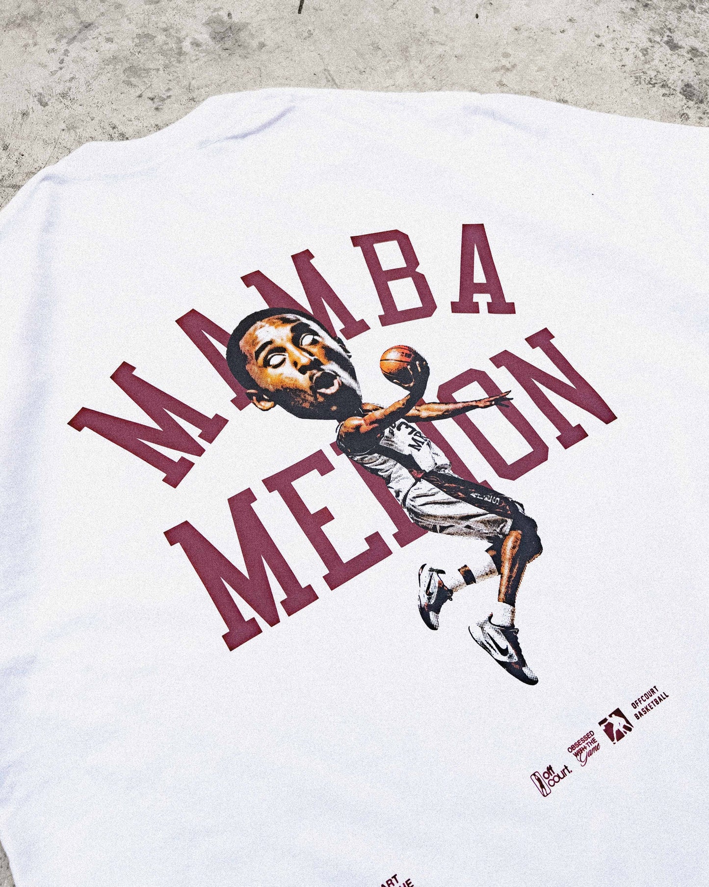 "Mamba Merion" State Champs White Graphic Tee