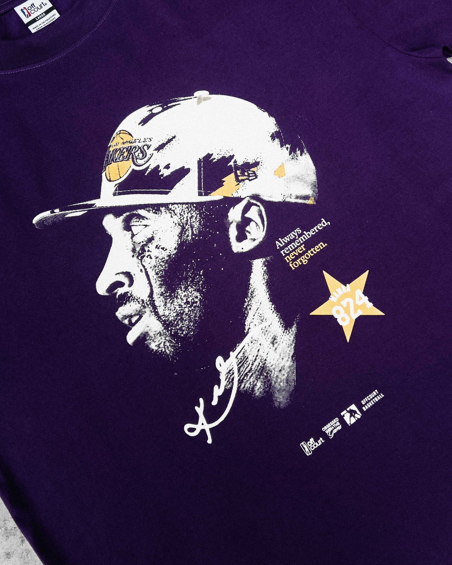 "Never Forgotten" Mamba Day Graphic Tee
