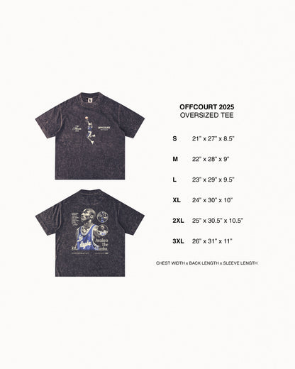 Year VI "Awaken" Acid-washed Obsidian Graphic Tee