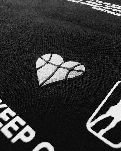 "Patience" Manifesto Black Statement Tee
