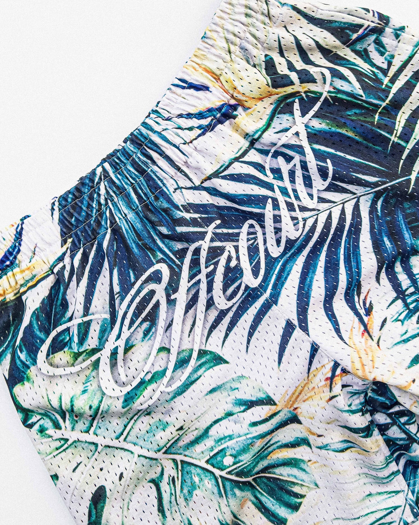 "Miami Celebration" Floral Mesh Shorts